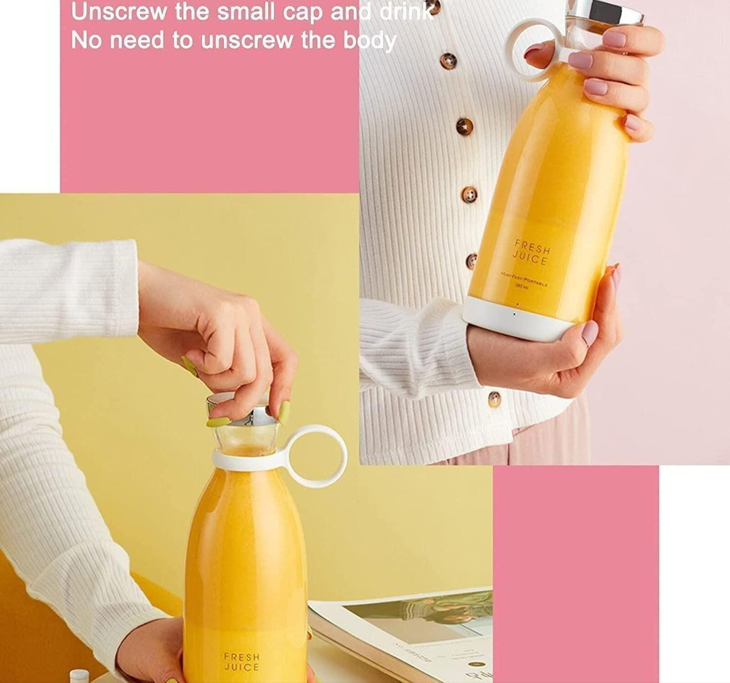 Electric Portable Mini Juicer Bottle